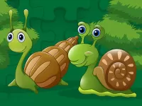 image Cute Snails Jigsaw