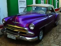 image Cuban Vintage Cars Jigsaw