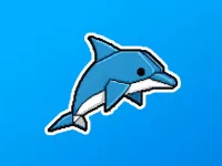 an origami dolphin